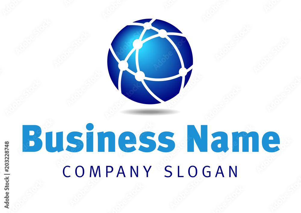 Global Network Communications Business Logo Global Network Communications Business Logo