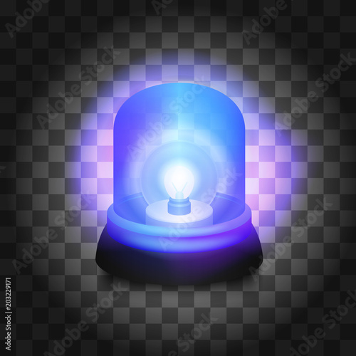Vector clipart flasher, flashing light.