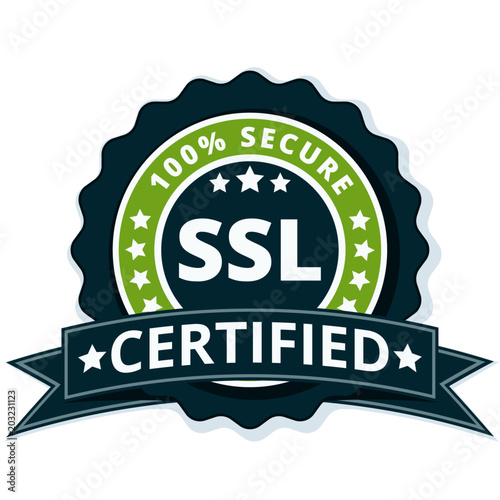 SSL Certified label illustration