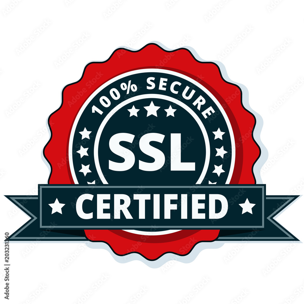 SSL Certified label illustration