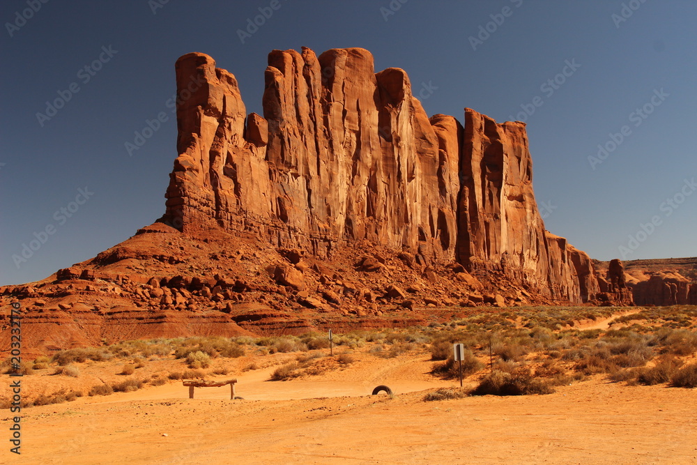 Wild west landscape