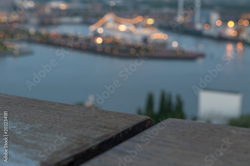 Rotterdam skyline photography from euromast, The Netherlands photo