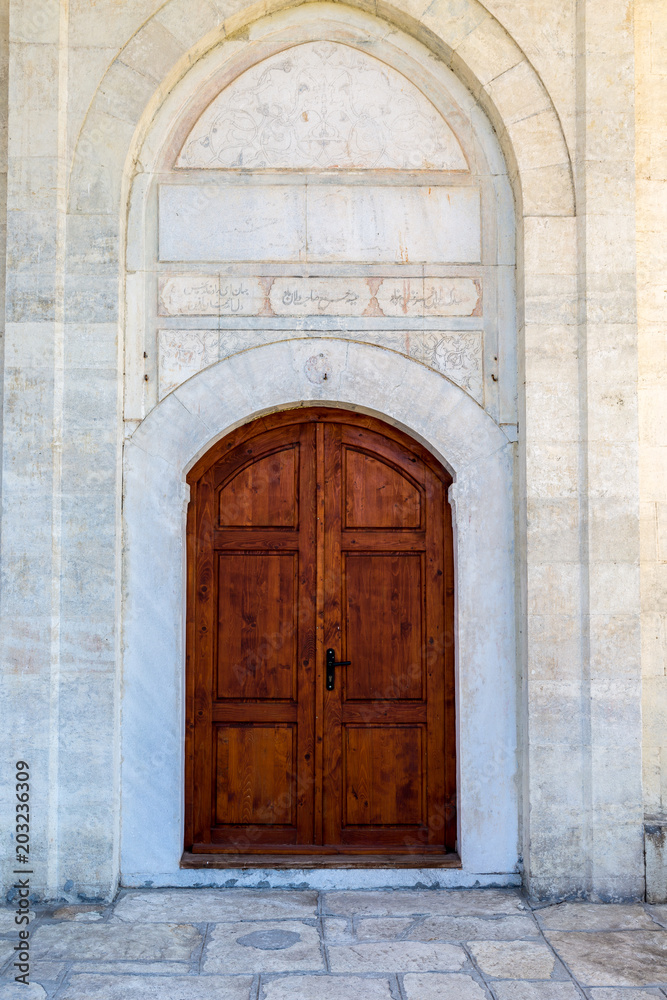 Wooden door