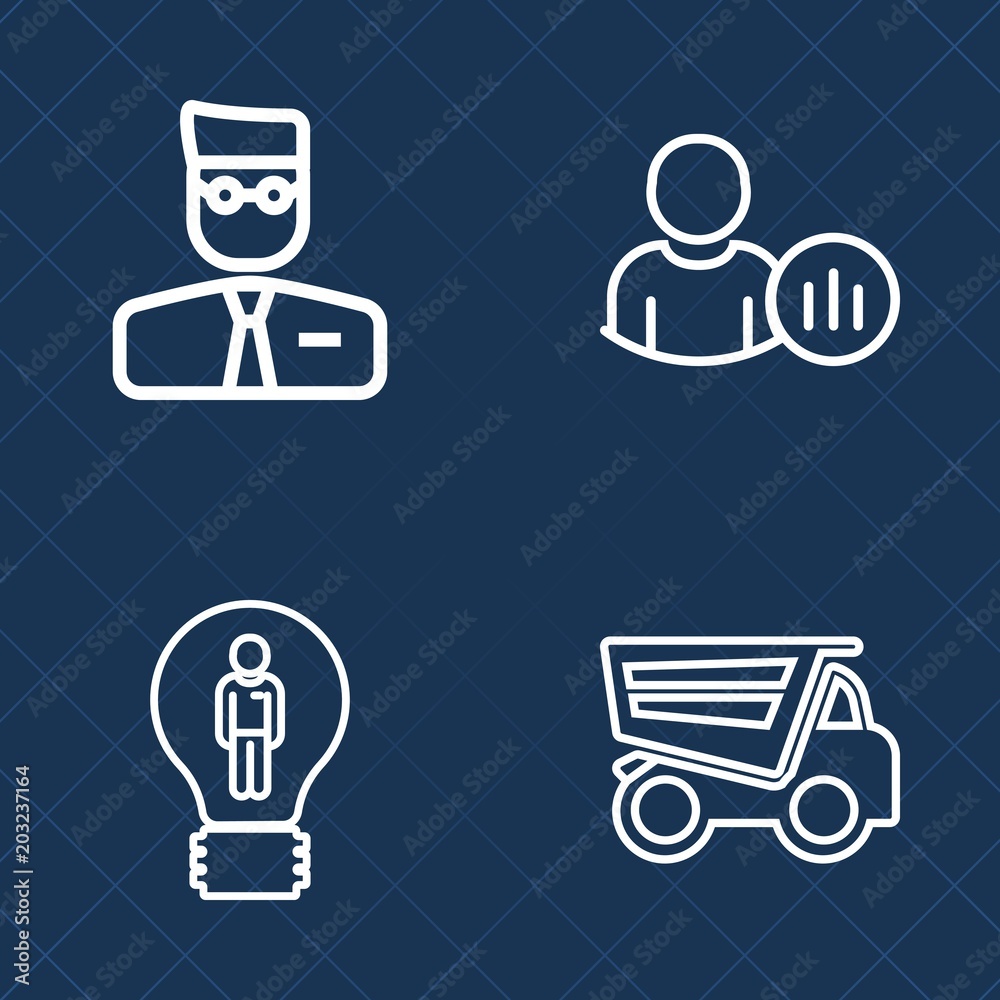 Premium set of outline vector icons. Such as web, people, like, lorry, communication, social, user, success, profile, marketing, abstract, tipper, machine, online, inspiration, status, account, sign Premium set of outline vector icons. Such as web, people, like, lorry, communication, social, user, success, profile, marketing, abstract, tipper, machine, online, inspiration, status, account, sign