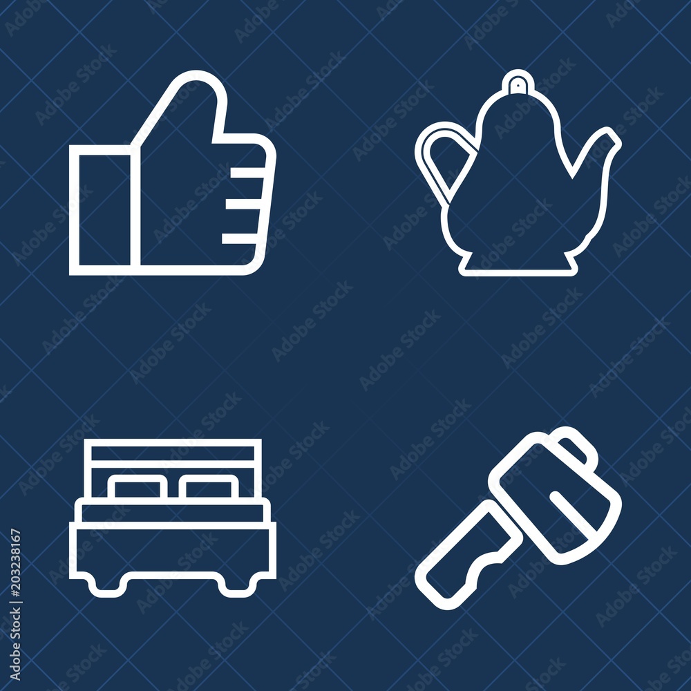 Premium set of outline vector icons. Such as internet, screwdriver, pot, double, axe, construction, kettle, magnifying, kitchen, hot, tea, find, pillow, house, beverage, sign, drink, interior, search Premium set of outline vector icons. Such as internet, screwdriver, pot, double, axe, construction, kettle, magnifying, kitchen, hot, tea, find, pillow, house, beverage, sign, drink, interior, search