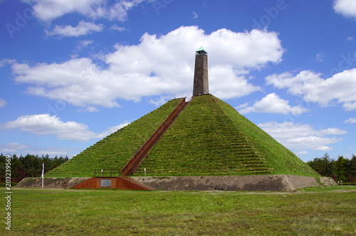 The Pyramid of Austerlitz,the Netherlands. The 36-metre-high pyramid was built in 1804 by Napoleon's soldiers.