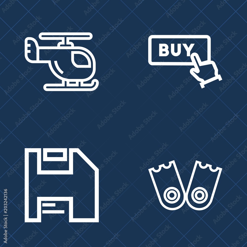 Premium set of outline vector icons. Such as sea, blue, web, now, aviation, business, sport, flipper, transport, activity, chopper, transportation, aircraft, sky, underwater, diskette, water, air, buy Premium set of outline vector icons. Such as sea, blue, web, now, aviation, business, sport, flipper, transport, activity, chopper, transportation, aircraft, sky, underwater, diskette, water, air, buy
