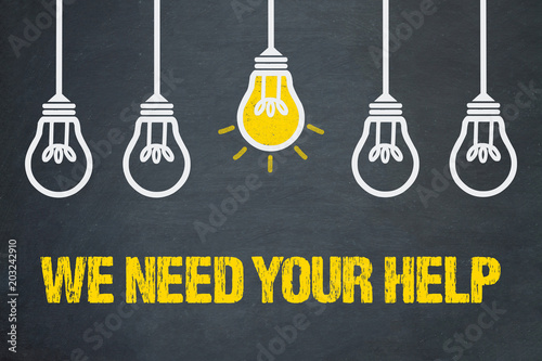 We need your help