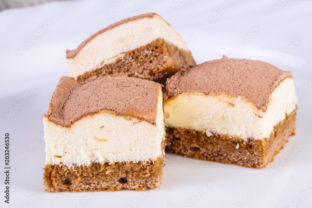 Cake with cream Cake with cream