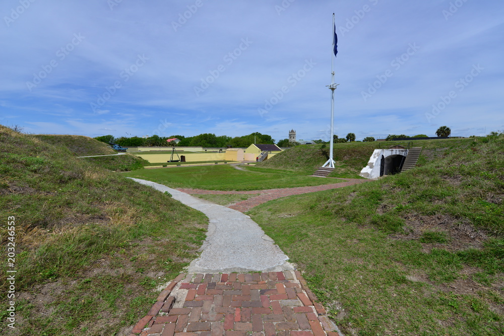 Fototapeta premium An American Fortress that was used from from 1776 to 1947. 