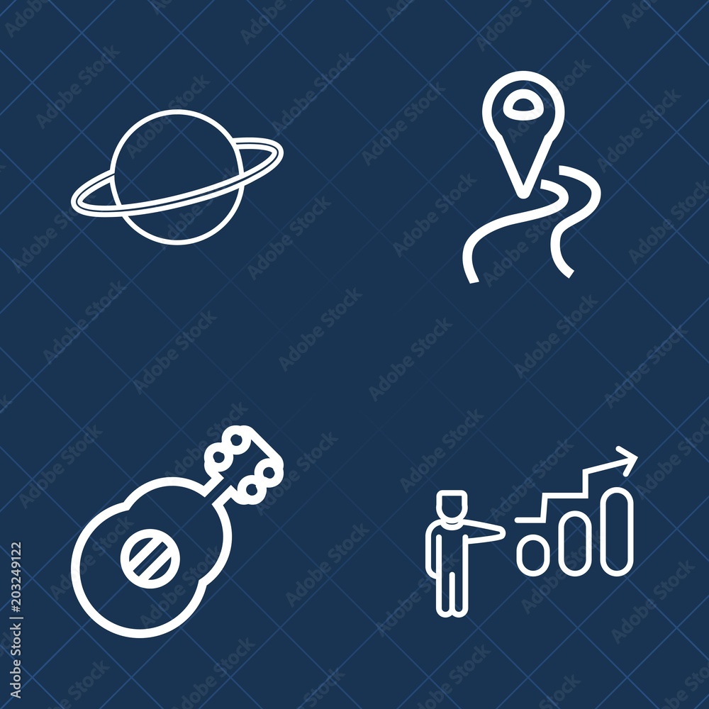 Premium set of outline vector icons. Such as black, solar, business, science, progress, jazz, location, road, rock, sound, pin, planet, pointer, growth, musician, travel, guitar, astronomy, gps, music Premium set of outline vector icons. Such as black, solar, business, science, progress, jazz, location, road, rock, sound, pin, planet, pointer, growth, musician, travel, guitar, astronomy, gps, music