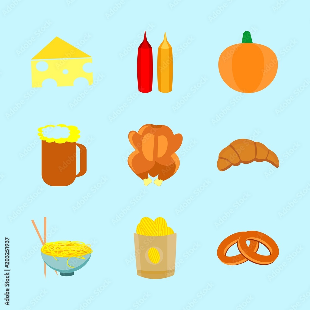 icons about Food with potato chips, bar, culture, lunch and folk icons about Food with potato chips, bar, culture, lunch and folk