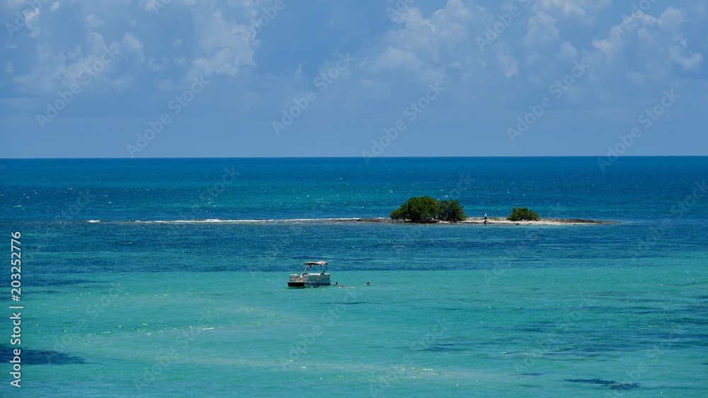 Kleine Insel im Sonnenschein, Florida Keys