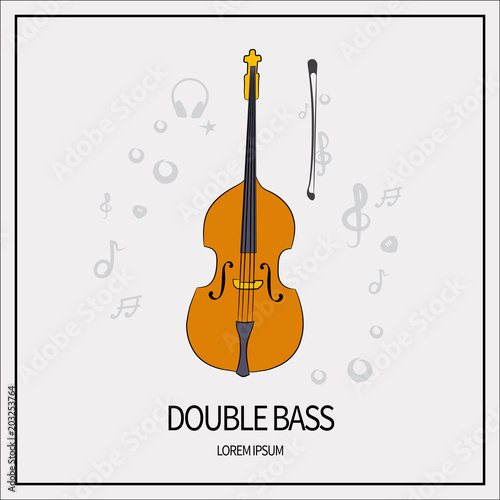contrabass bow icon
