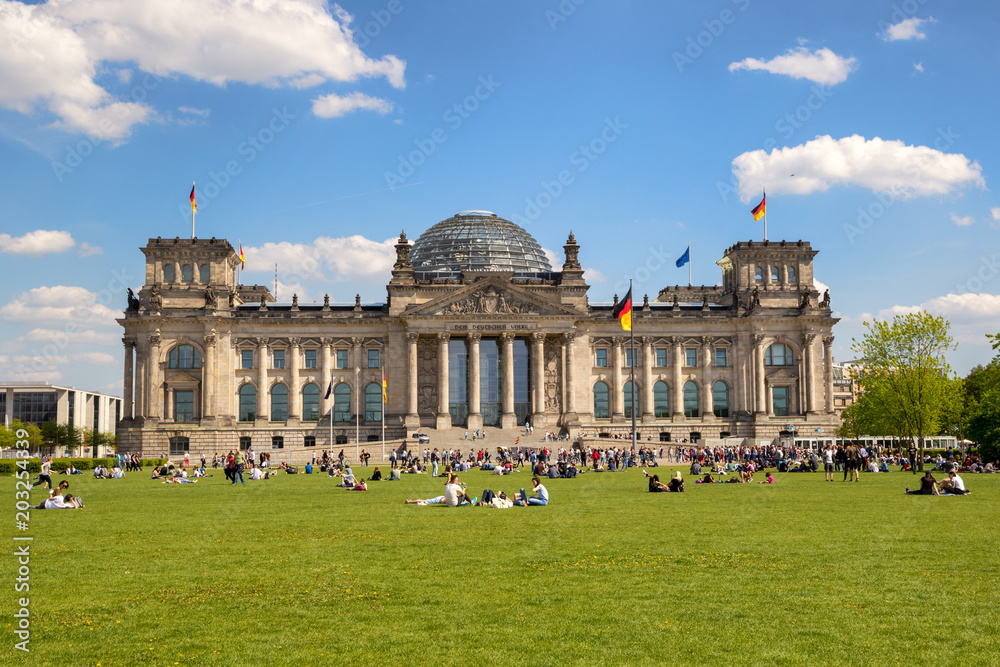 Fototapeta premium Reichstag building Berlin Germany
