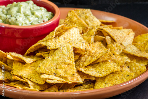 guacamole et tortilla