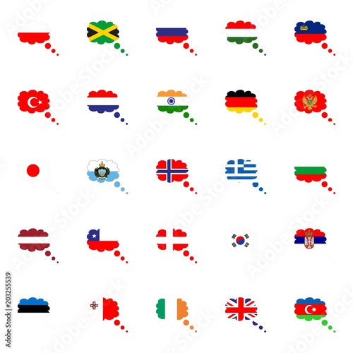 Flags vector of the world