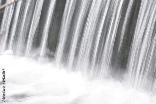 blurred waterfall