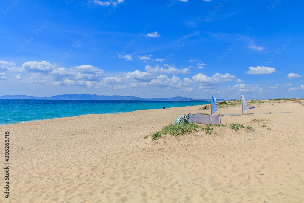 Fototapeta premium Vista da praia da comporta no Alentejo Portugal