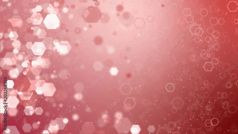 Rose gold hexagon sparkles glitter animation. Rose gold hexagon sparkles glitter animation.