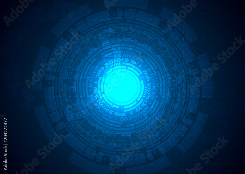 geometric technology background .Vector abstract graphic design.