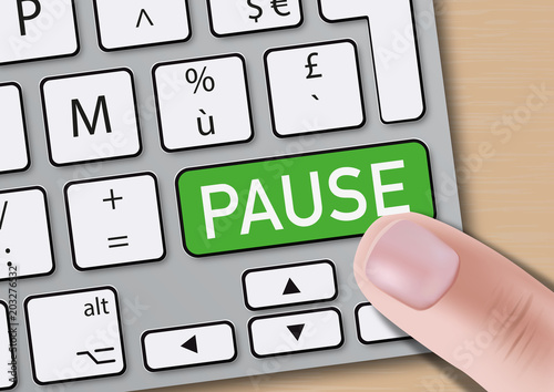 pause - travail - détente - pause café - ordinateur - clavier - entreprise - horaire - temps de travail