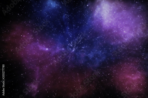 3D illustration - Stars and nebulae in the universe © LUMA