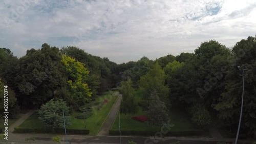 Aerial view of Kiseleff Park  photo