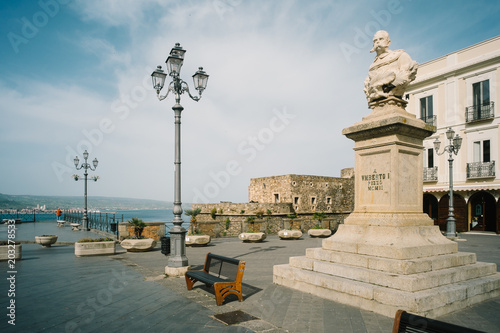 Pizzo Calabro, Calabria Italy - Monument to King Umberto 1st erected by the Savoy in 1902.