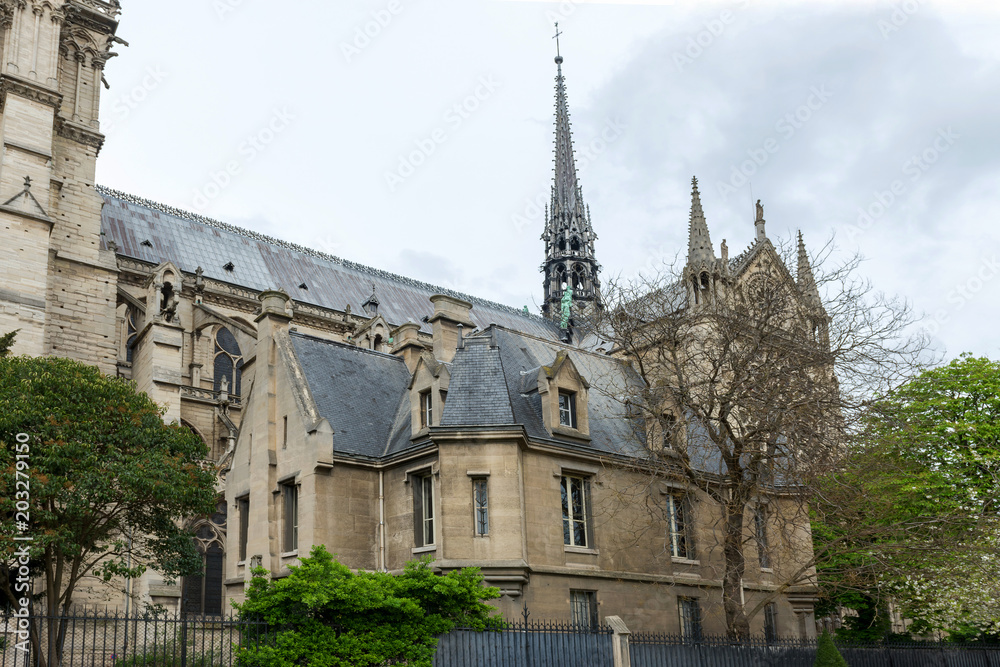 Notre Dame Cathedral, Paris, France, April 14, 2018

