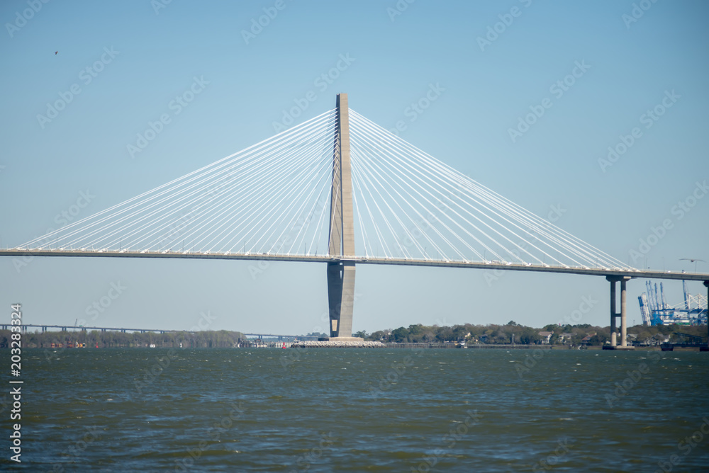 The Cooper River Bridge - Charleston, South Carolina The Cooper River Bridge - Charleston, South Carolina