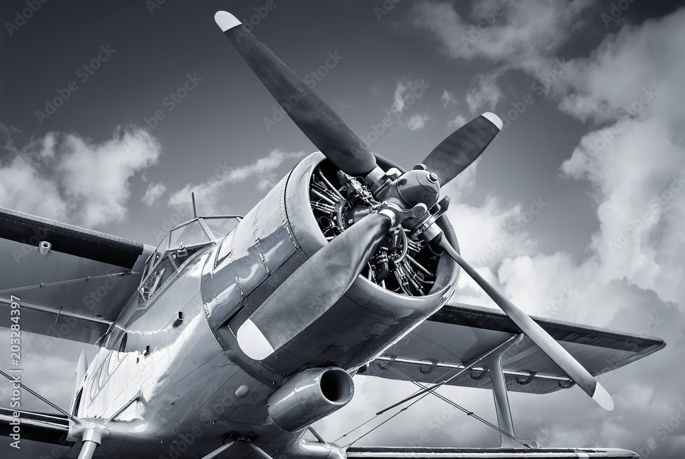 Fototapeta premium historyczne samoloty