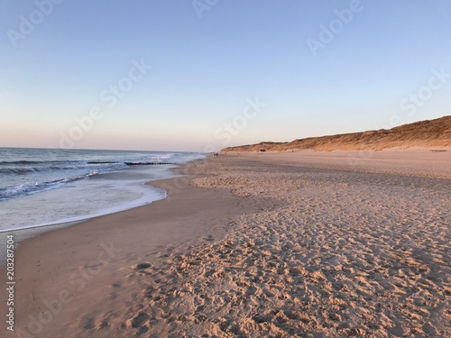 Sunset at a beach