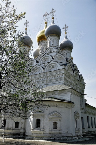 Zamoskvorechye is a district and municipality in the Central administrative district of Moscow, located in the bend of the Moscow river, on its right Bank, South of the Kremlin. photo