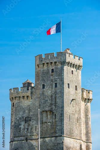 Harbour tower of fortress of La Rochelle