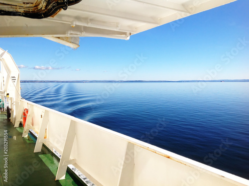 Ferry boat sea crossing on a calm day © Tosh