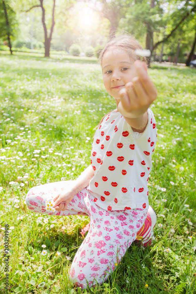 Child Nature Spring Happy Child Nature Spring Happy
