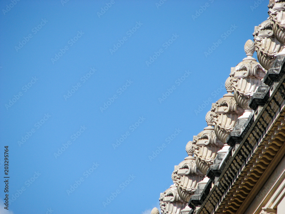 Obraz premium detalle de edificio antiguo