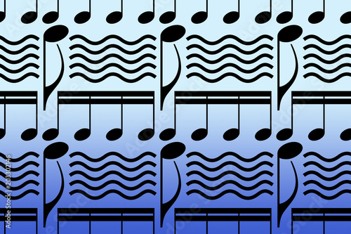 Muster Musik, Noten