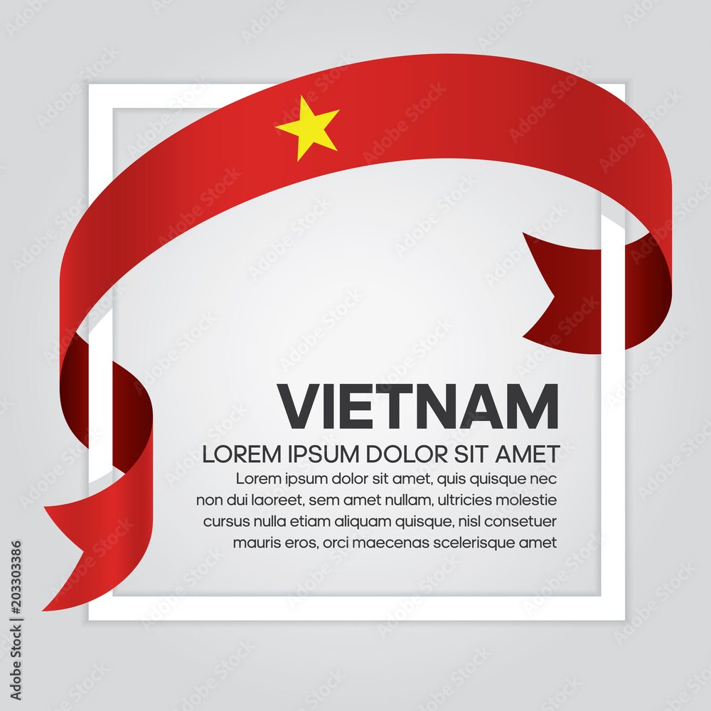 Obraz premium Vietnam flag background