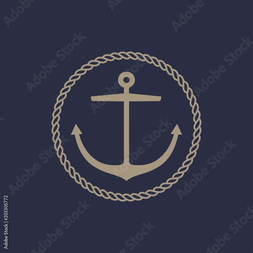 Anchor emblem design