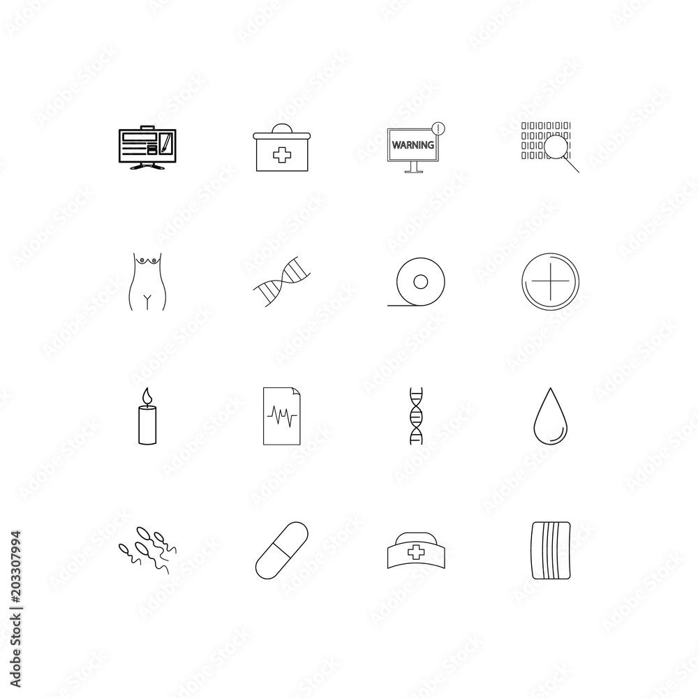 Healthcare And Medical linear thin icons set. Outlined simple vector icons Healthcare And Medical linear thin icons set. Outlined simple vector icons