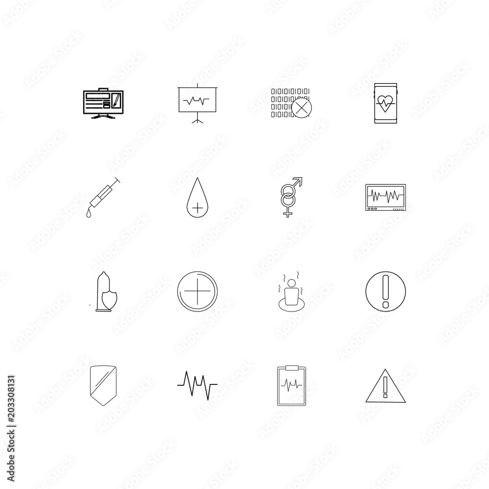 Healthcare And Medical linear thin icons set. Outlined simple vector icons Healthcare And Medical linear thin icons set. Outlined simple vector icons