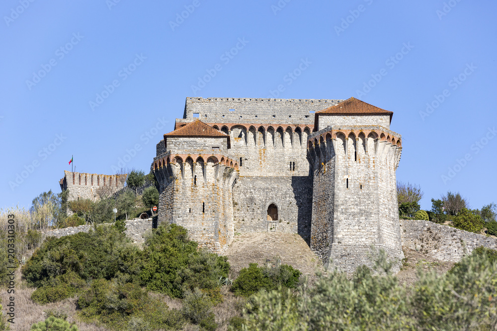 Medieval Castle of Ourem, district of Santarém, Portugal