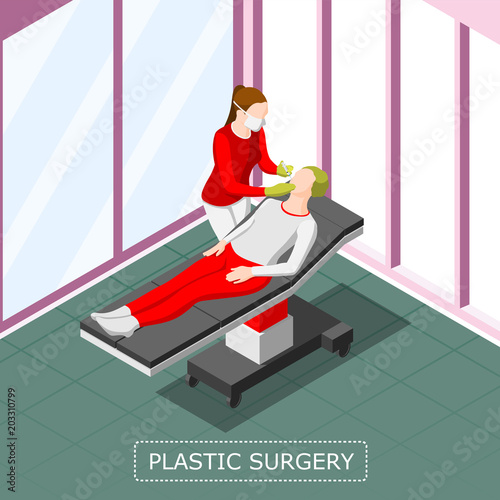  Plastic Surgery Isometric Background