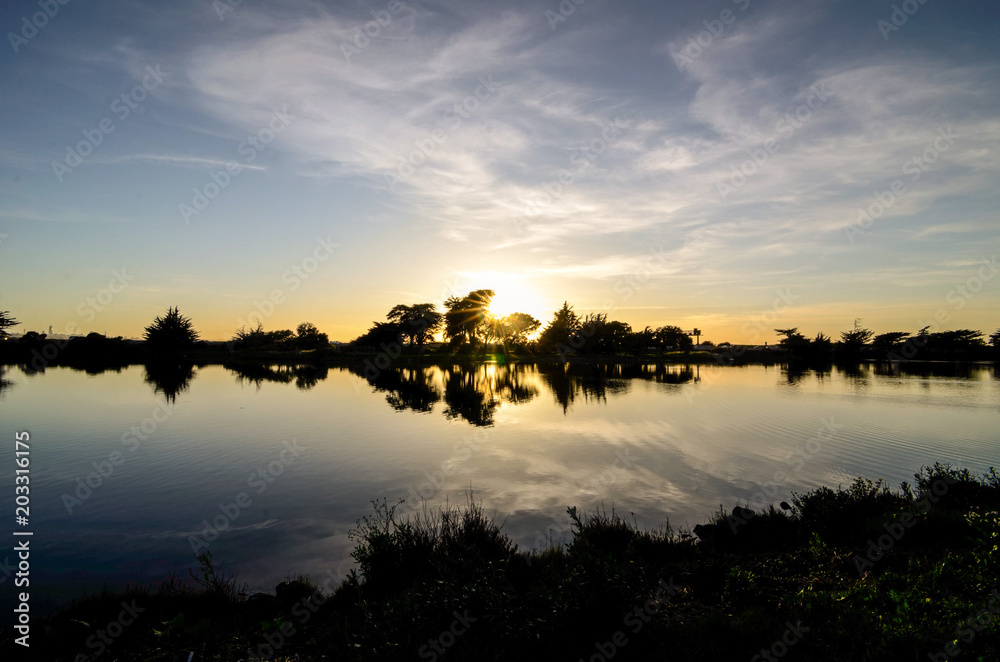 Sunset and Reflections