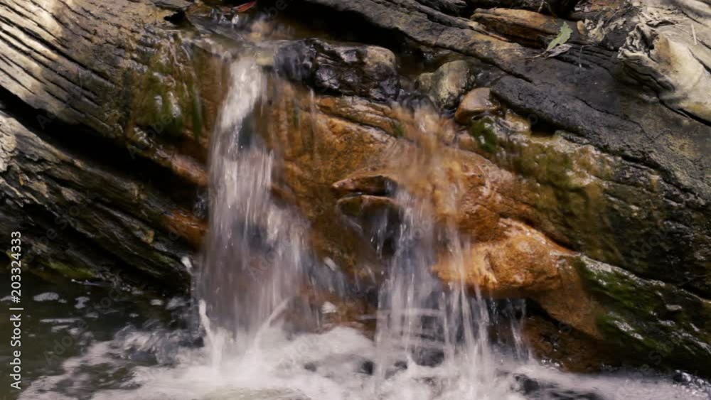 Little waterfall in the mountains Little waterfall in the mountains
