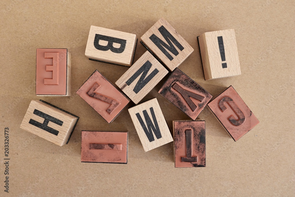 Obraz premium Alphabet Letters