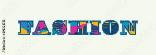 Fashion Concept Word Art Illustration