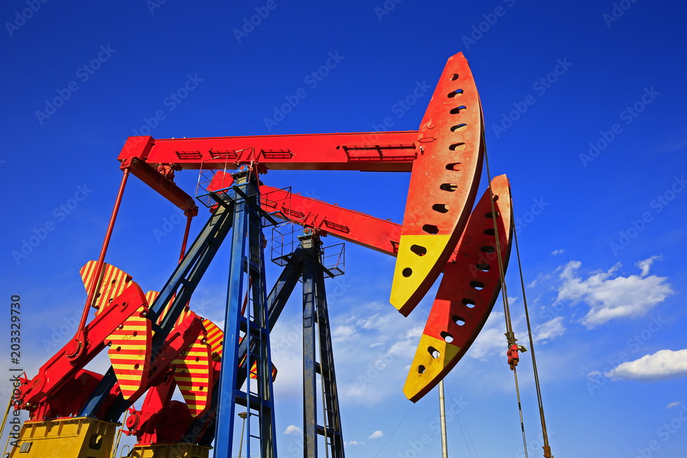 The oil pump, industrial equipment The oil pump, industrial equipment